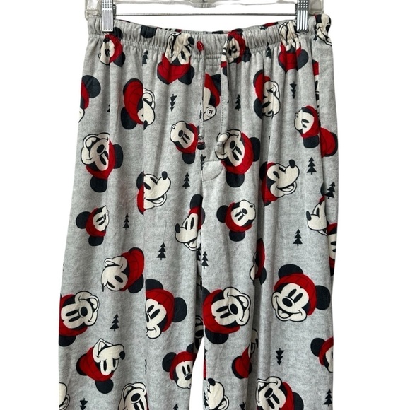 Disney Christmas Mickey Plush Pajama Pants, Large - Picture 2 of 6